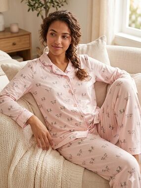 Disney Munki Munki Slumber Collection Mickey & Minnie Pajama Set 💕